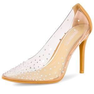 Super cute clear heels